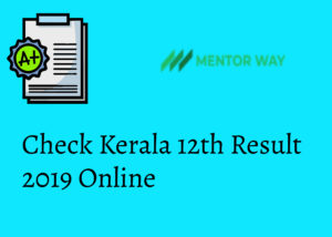 Check Kerala 12th Result 2019 Online
