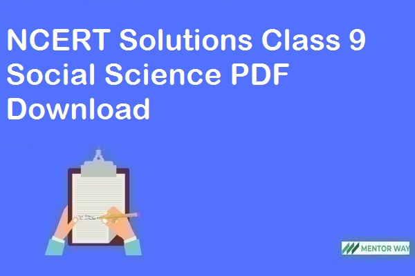 NCERT Solutions Class 9 Social Science PDF Download