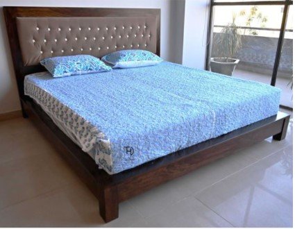 Tufted King Bed