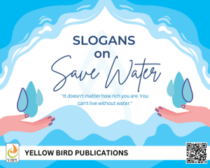 Save Water Save Life Slogans