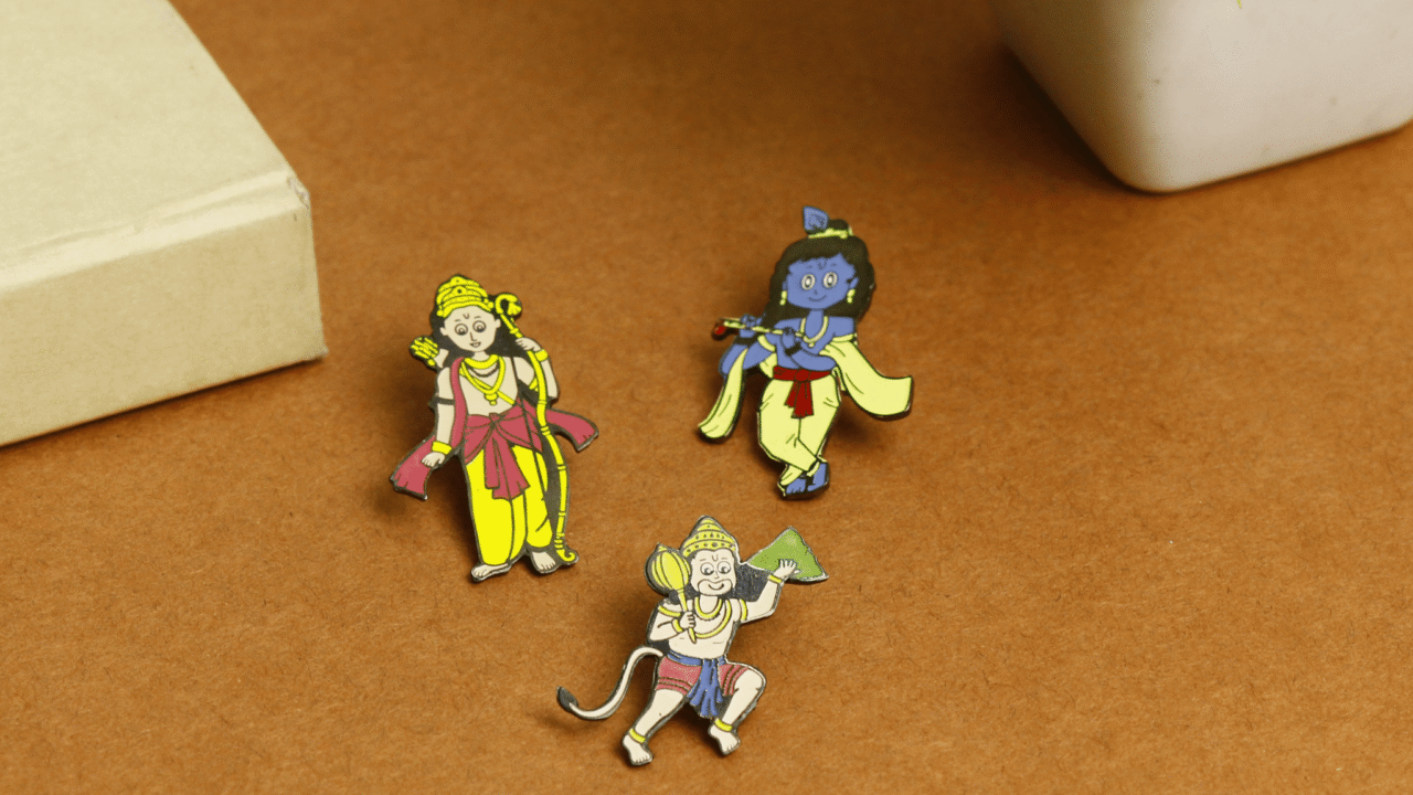Krishna Jewellery Lapel Pin